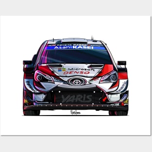 Toyota Yaris WRC Artwork Posters and Art